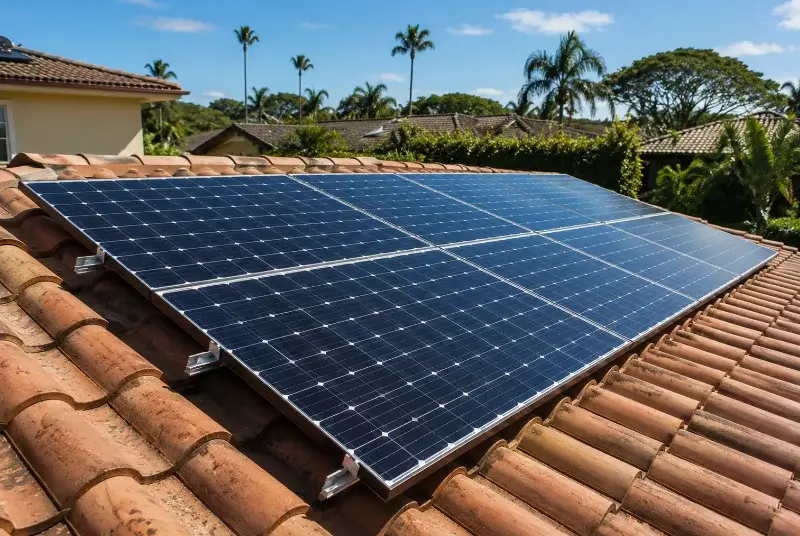 Installation de panneaux solaires à Saint-Jean-du-Pin